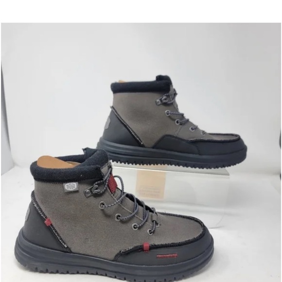 Hey Dude Gray and Black Boots! GREAT PRICE - Picture 1 of 7